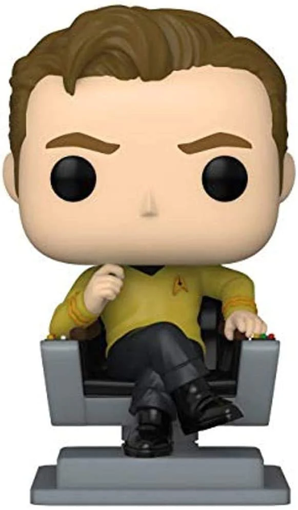 Funko Pop! TV: Star Trek - Captain Kirk in Chair Vinyl Figure - Image 1