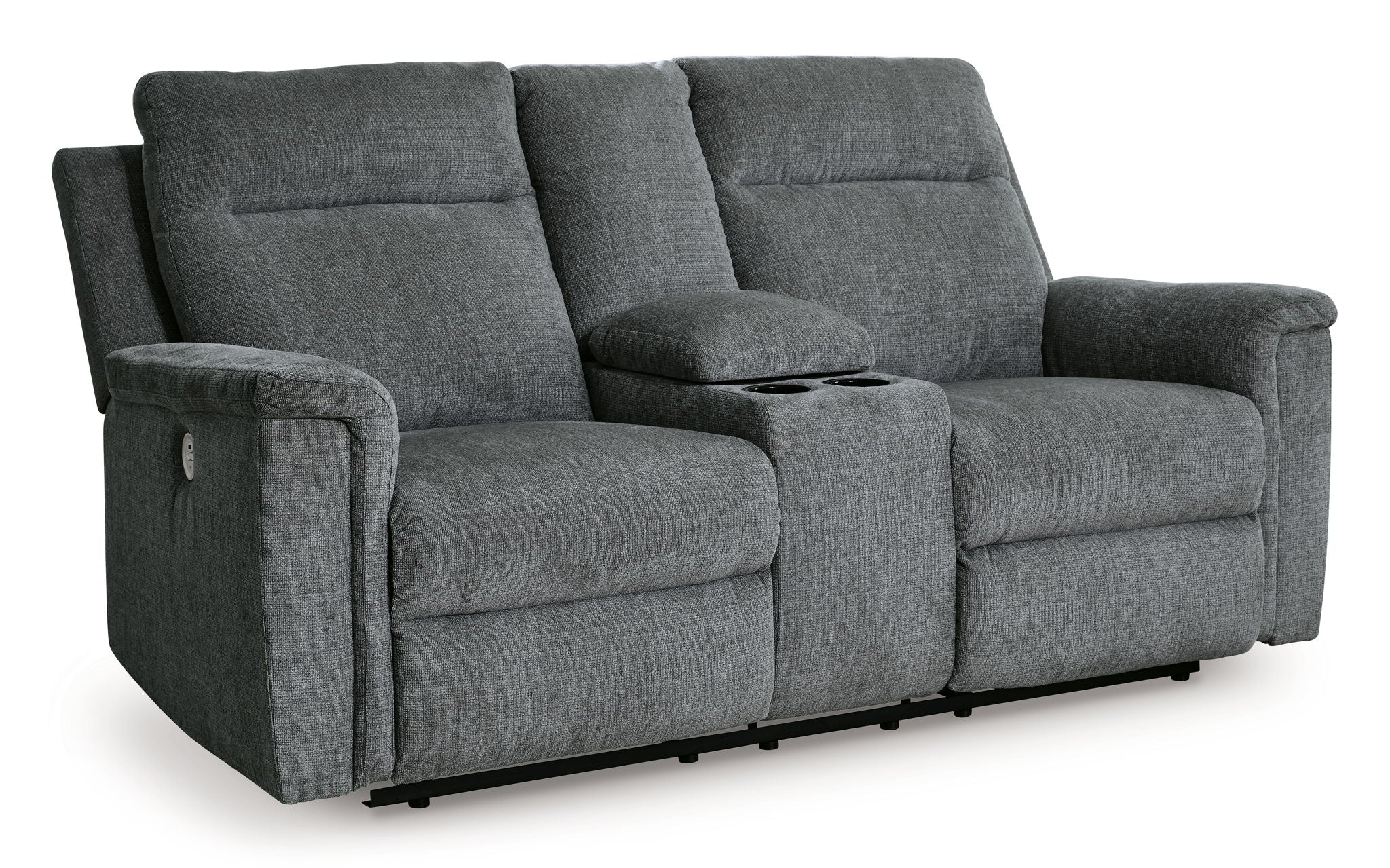 Barnsana - Dbl Power Reclining Loveseat With Console - Image 2