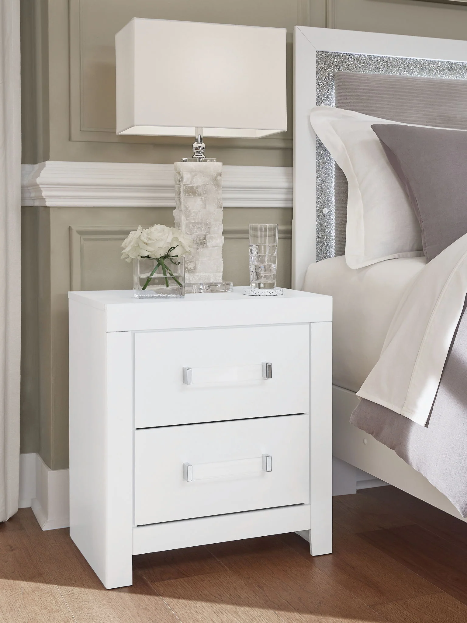 Maeling - Two Drawer Night Stand - Image 2