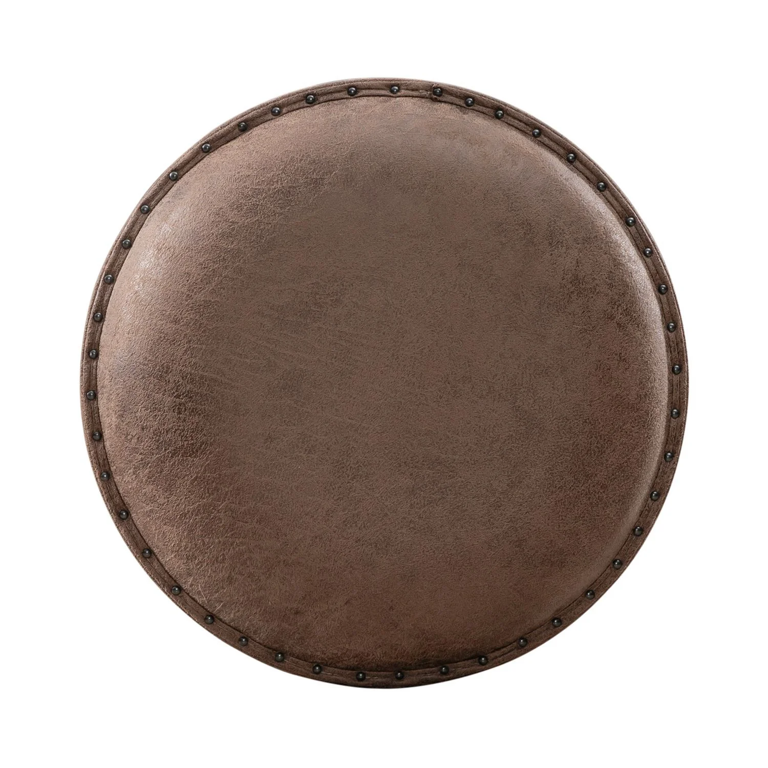 Paradise Valley - Upholstered Console Stool - Saddle Brown - Image 3