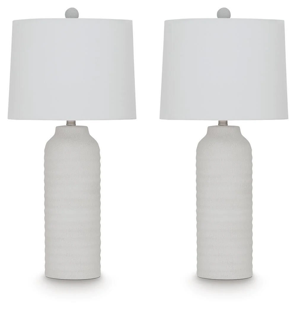 Vauville – Poly Table Lamp (Set of 2) – White