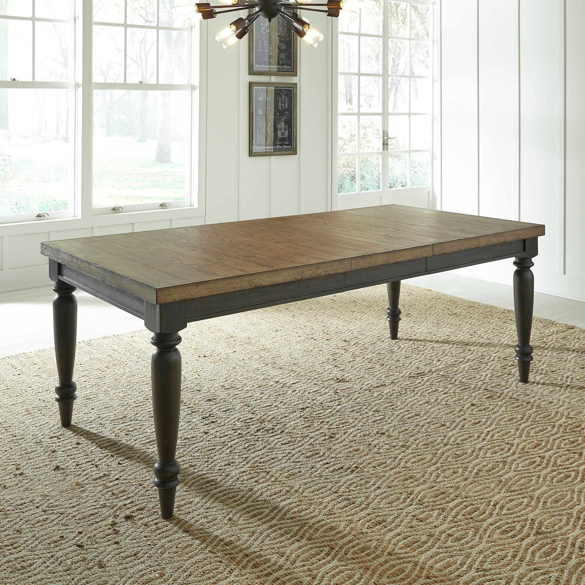 Harvest Home - Rectangular Leg Table - Chalkboard - Image 1