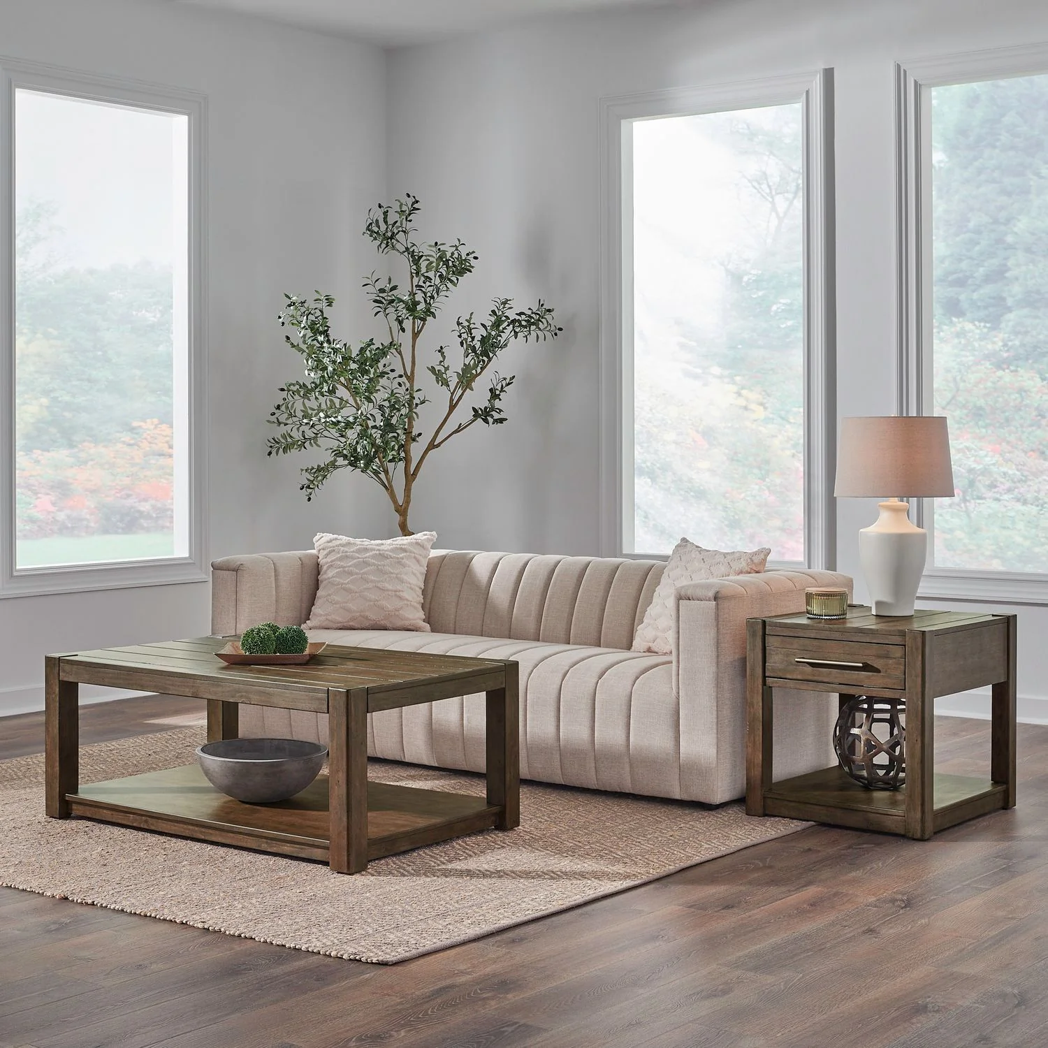 Broadmore – 3 Piece Set – Cobblestone Brown