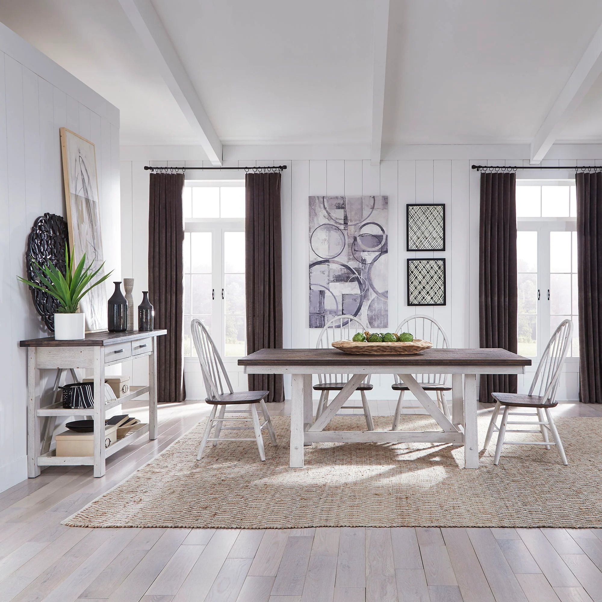 Farmhouse - Trestle Table Set - Image 1