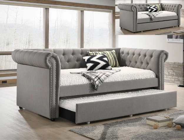 Ellie Dove Gray Daybed - Image 1