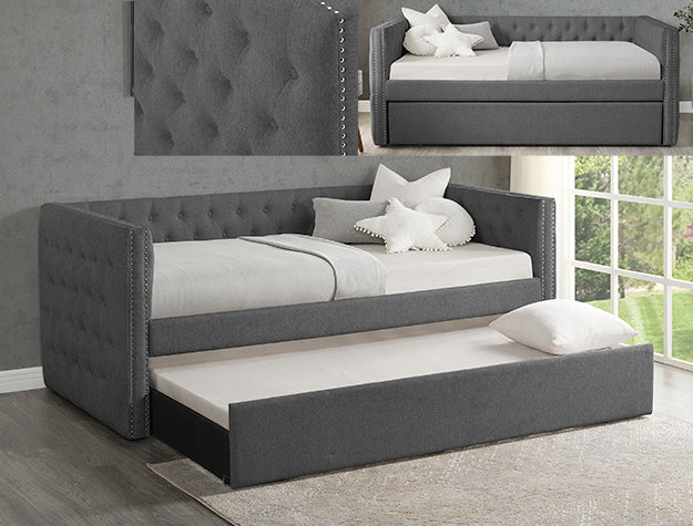 Trina Gunmetal Grey Daybed - Image 1
