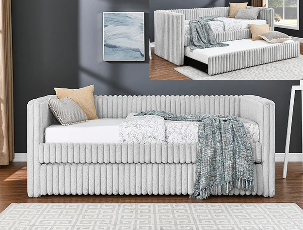 Hailey Daybed Light Grey - Image 1
