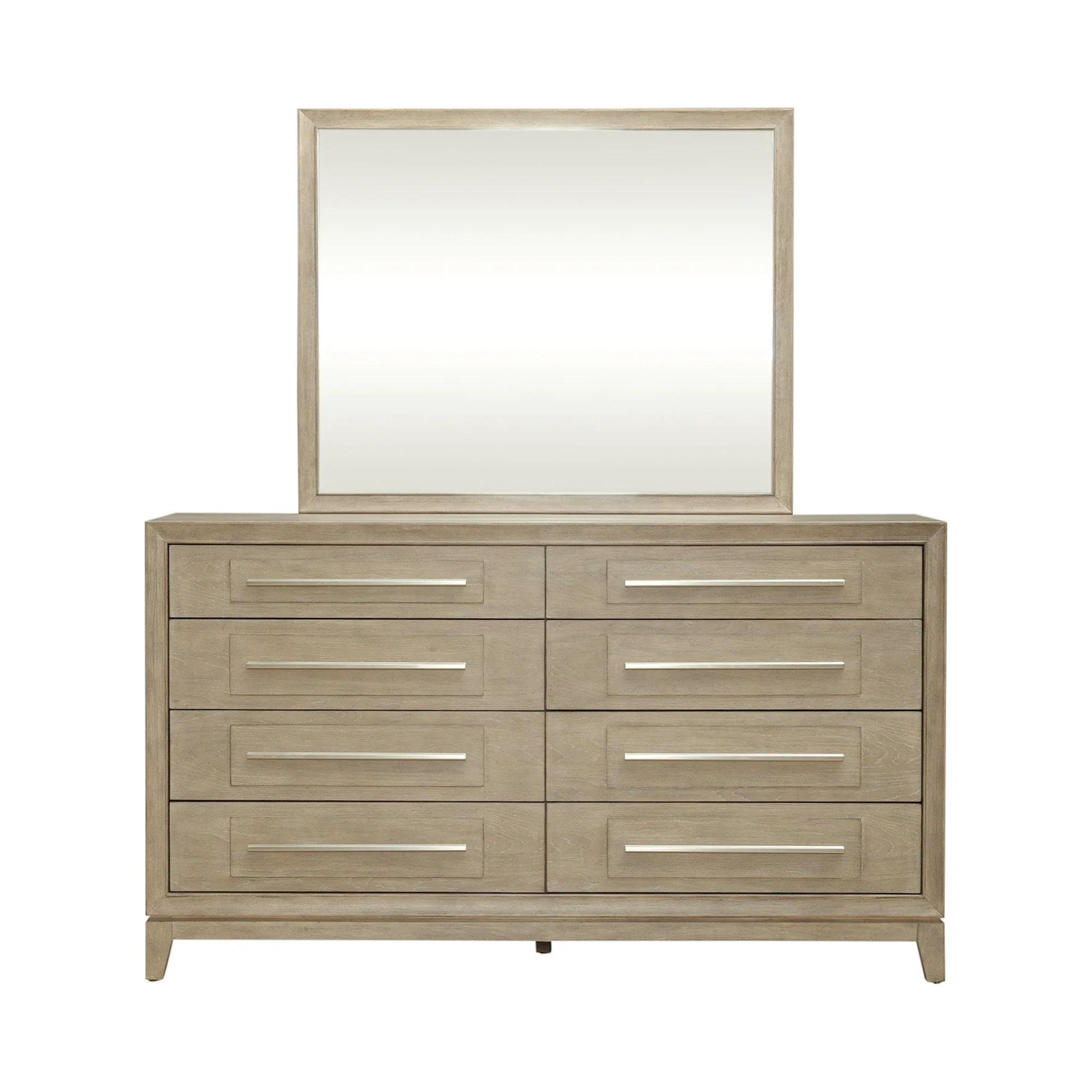 Brentwood - Dresser & Mirror - Sandstone - Image 2