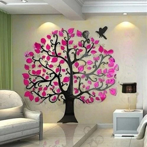 Modern Home 3d Three-Dimensional Tree Wall Stickers - Image 3