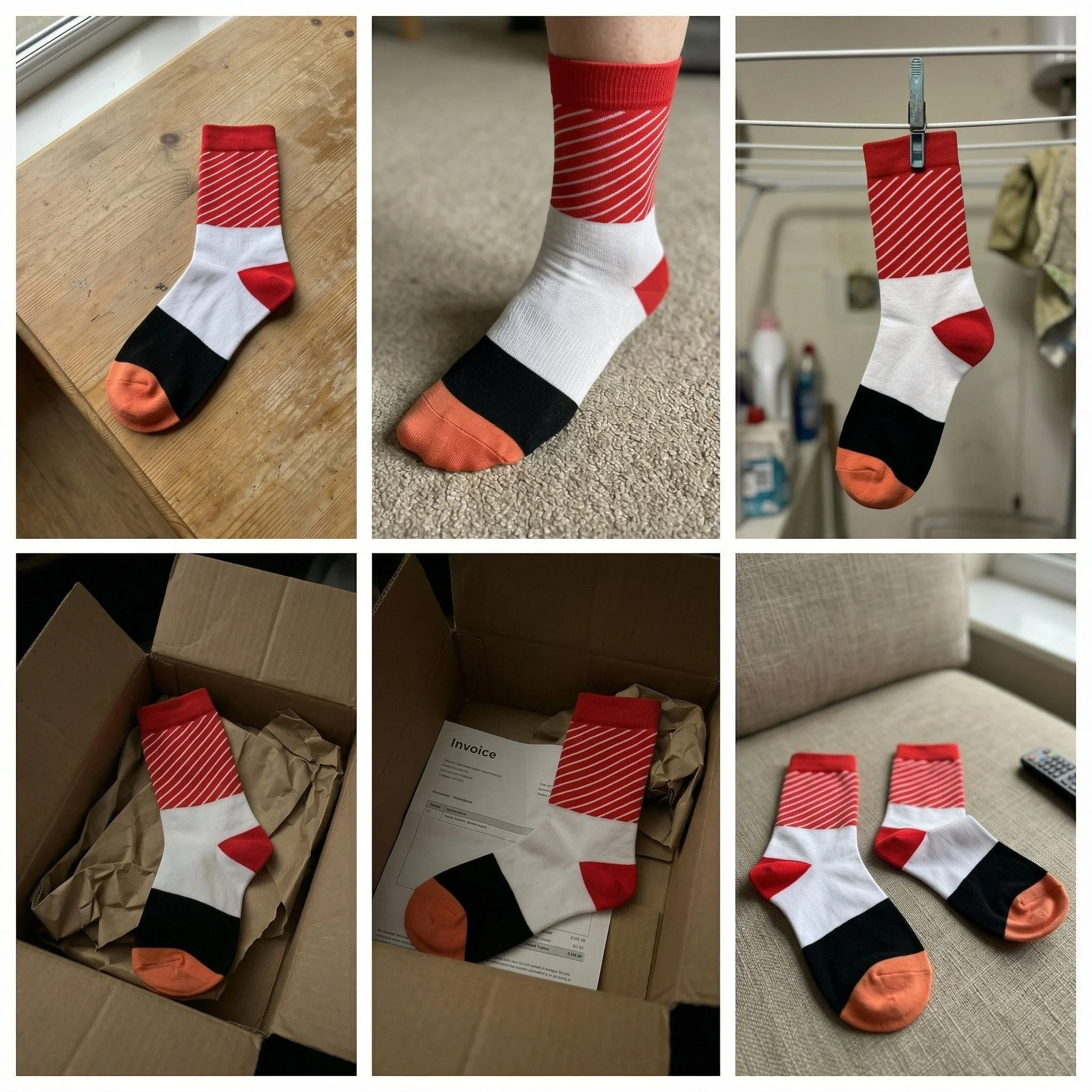 Japanese-Style Sushi Creative Socks - Image 3