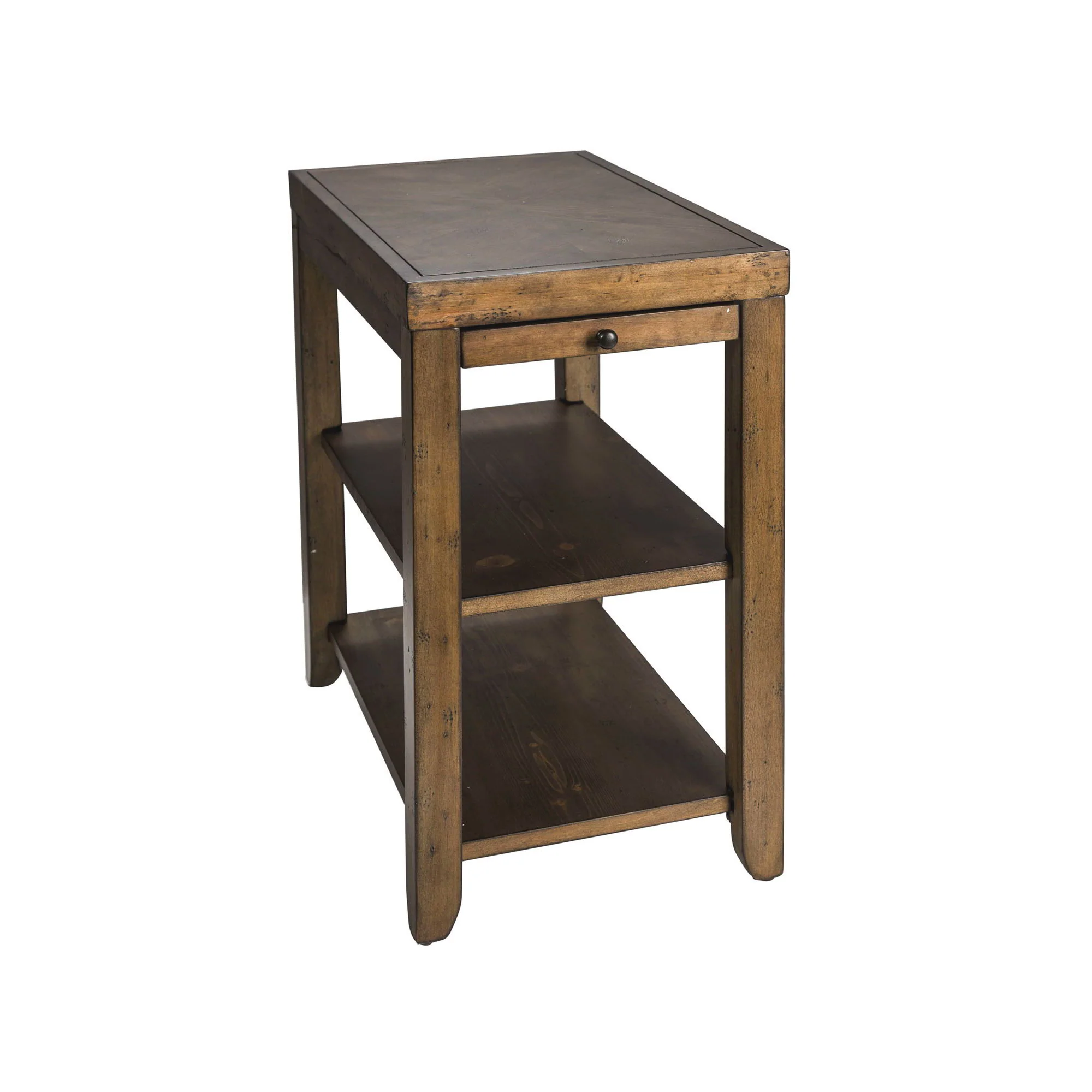 Mitchell - Chair Side Table - Nutmeg - Image 2