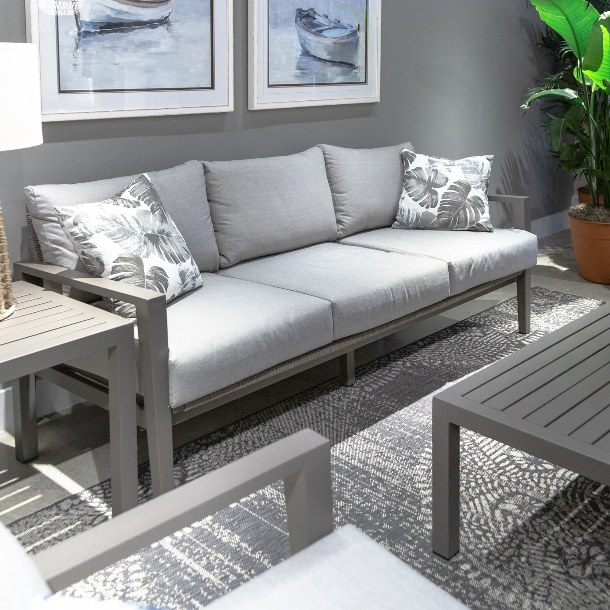 Plantation Key – Outdoor Sofa – Granite