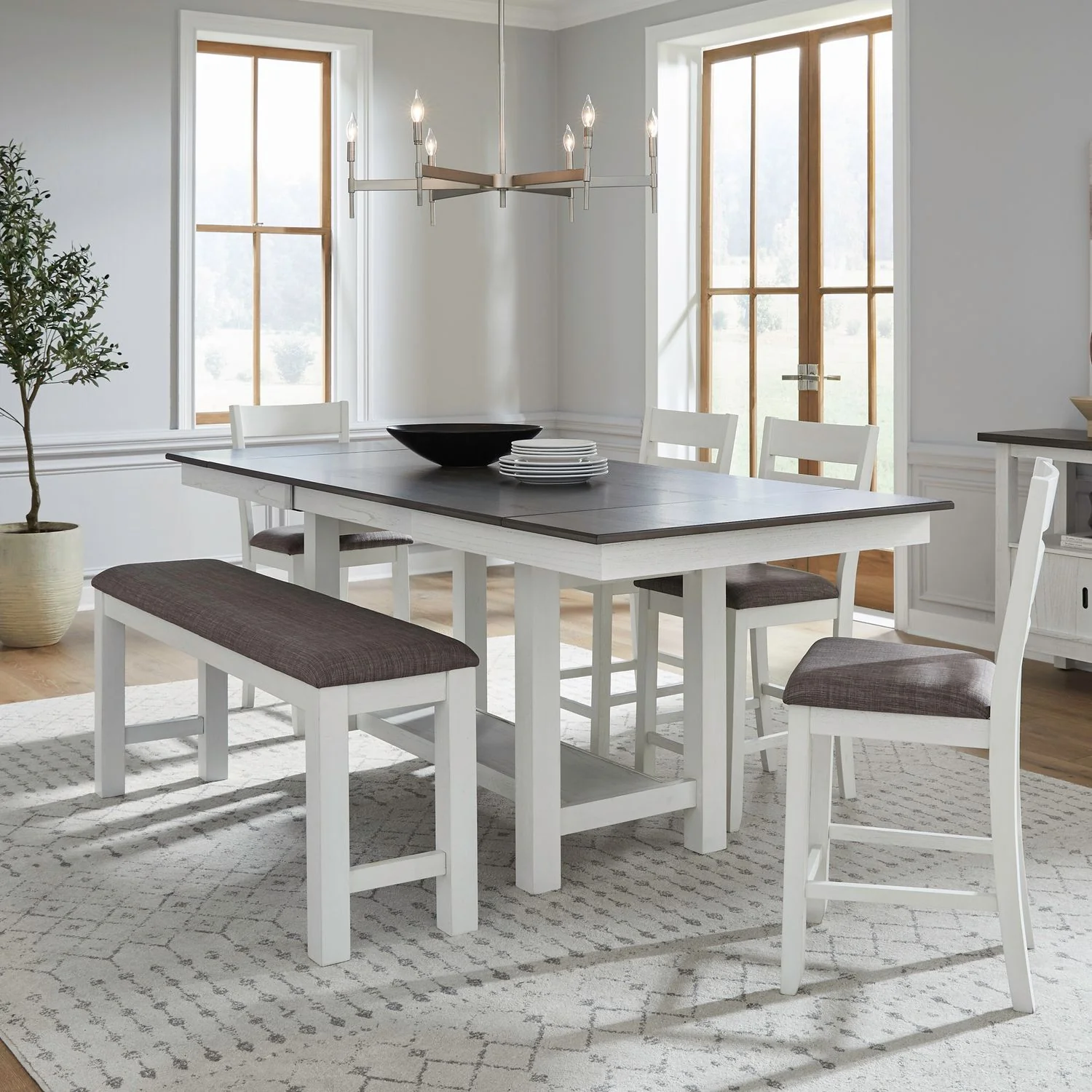 Brook Bay - Gathering Trestle Table Set - Image 2