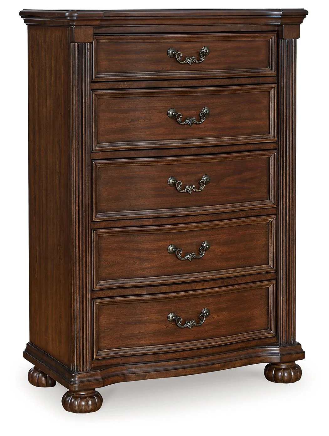 Lavinton - Five Drawer Chest - Brown - Image 1
