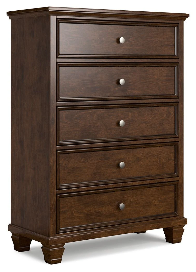 Danabrin - Five Drawer Chest - Brown - Image 1