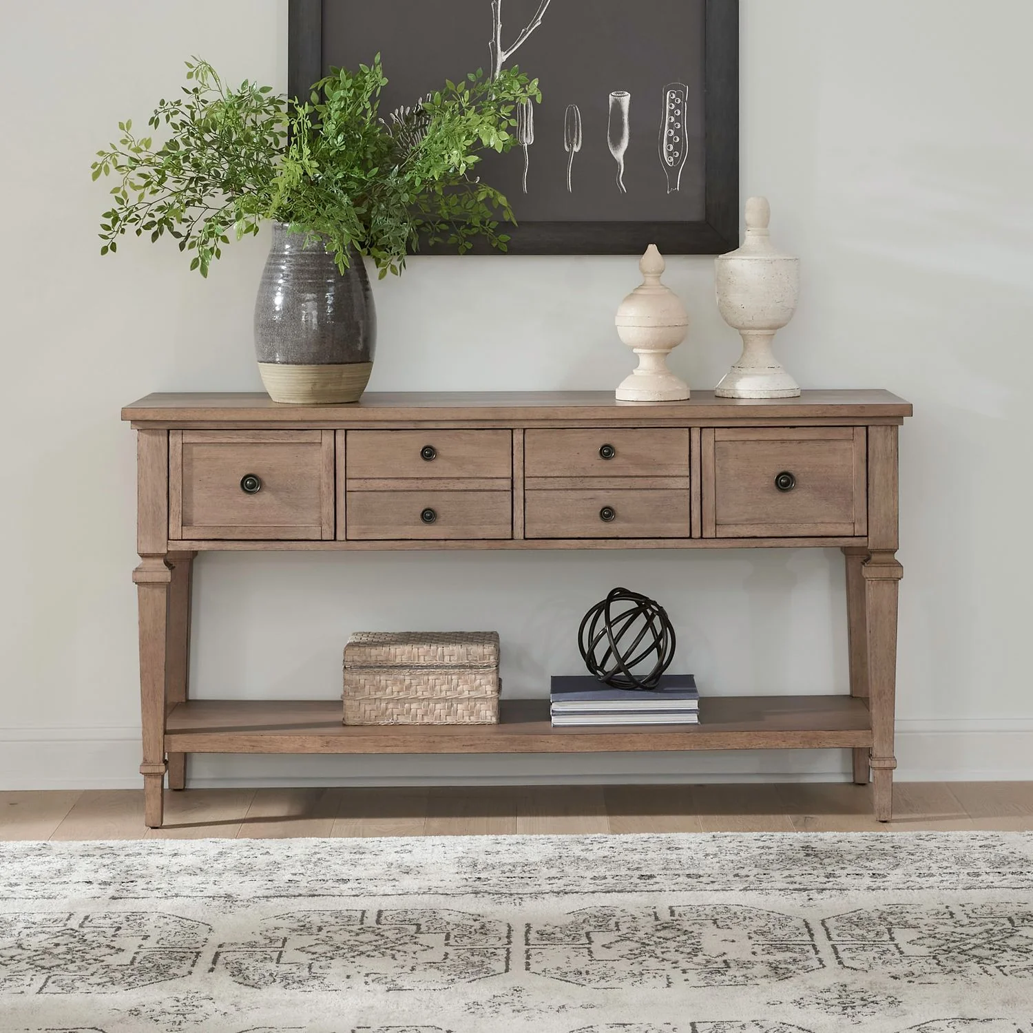 Haven Hills – Sofa Table – Camel Beige