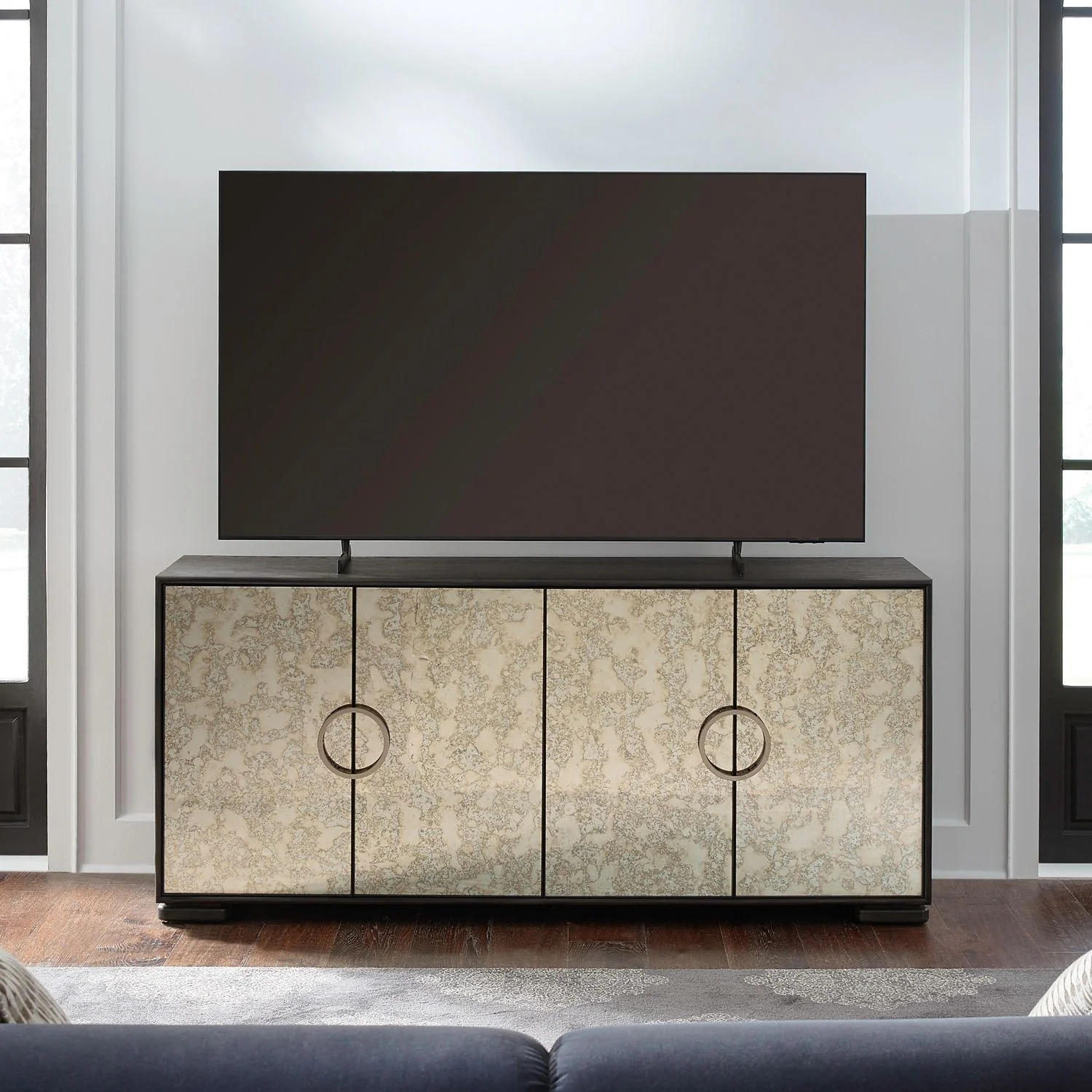 Barlowe - 4 Door Accent Cabinet - Cappuccino - Image 3