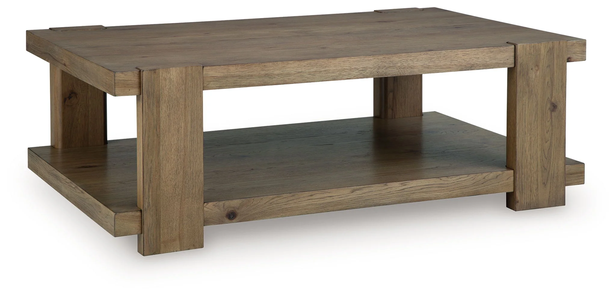 Flangren - Rectangular Cocktail Table - Light Brown - Image 1