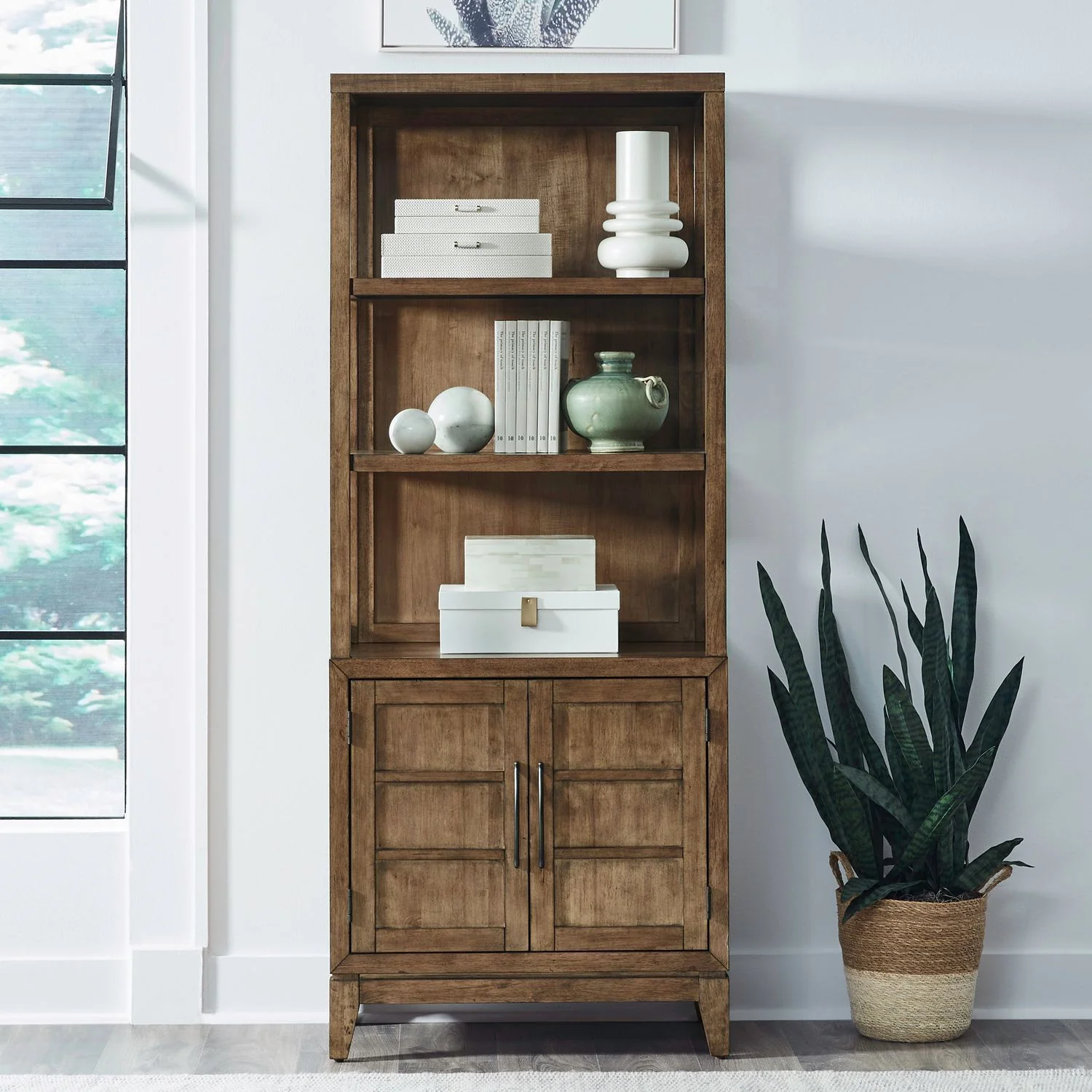Shaker Lakes – Bookcase – Harvest Brown