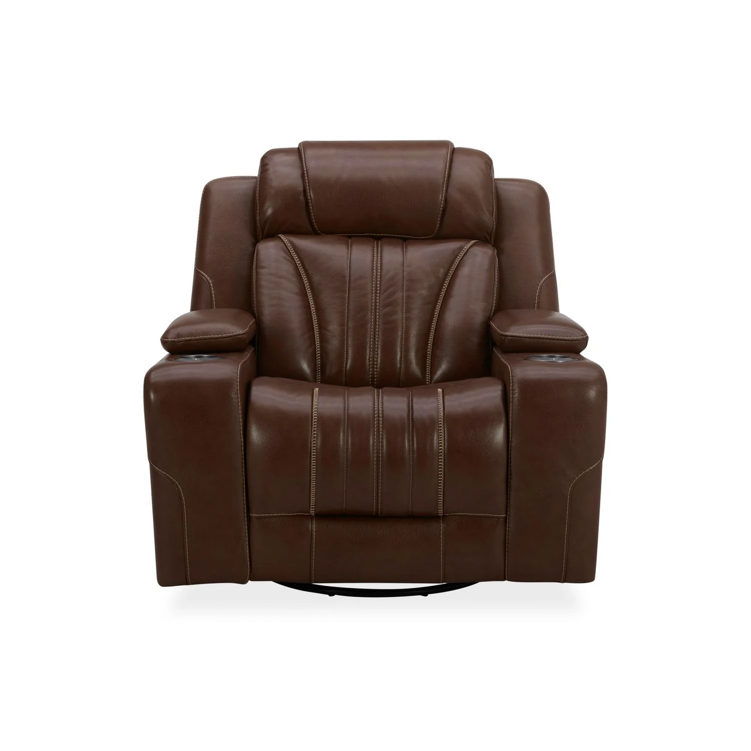 Caswell - Swivel Glider Recliner P2 - Nature Chestnut - Image 2