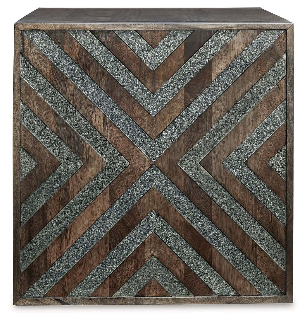 Dreggan - Square End Table - Brown - Image 3