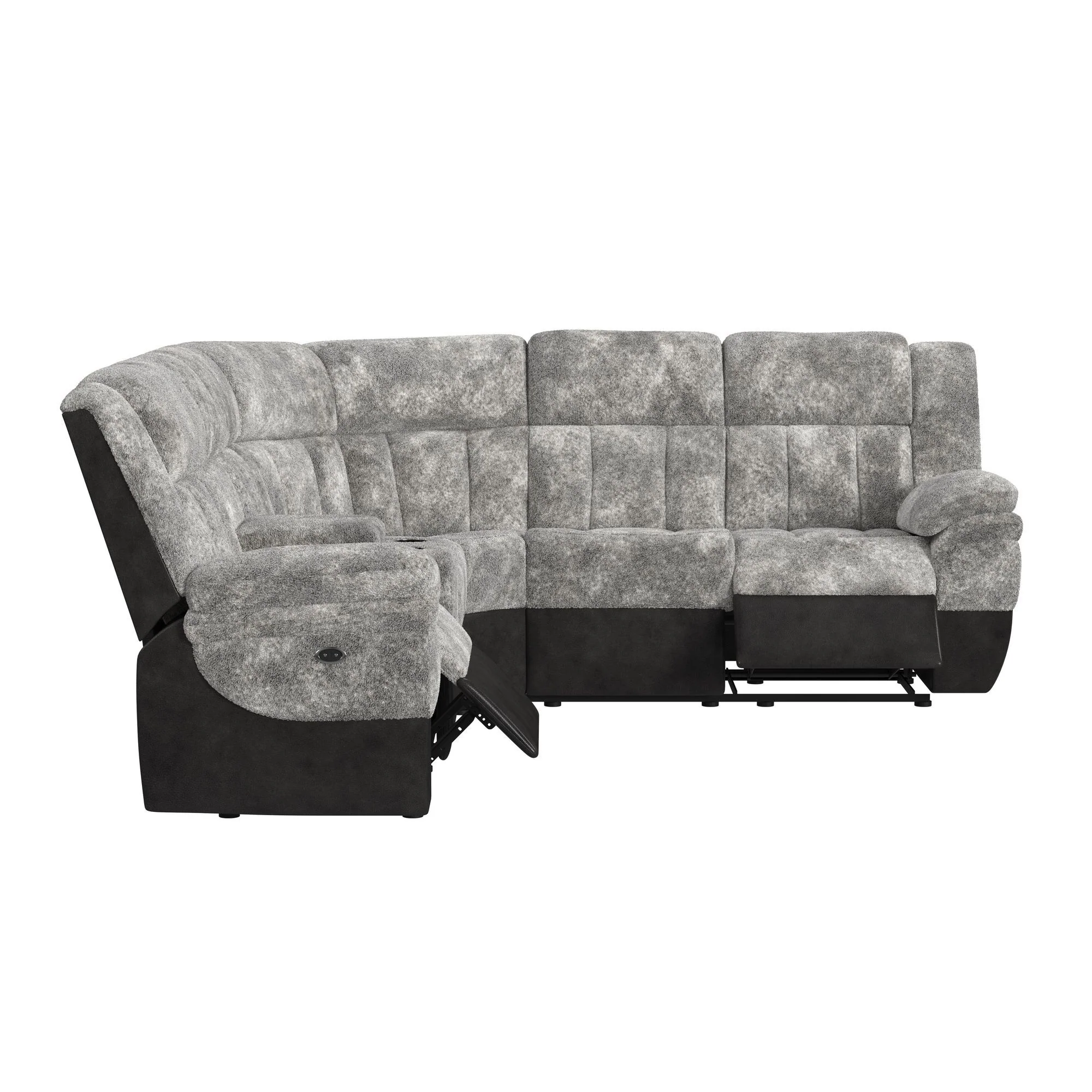 Santorini - LHF Power Motion Recliner - Dillon / Shire Steel - Image 2