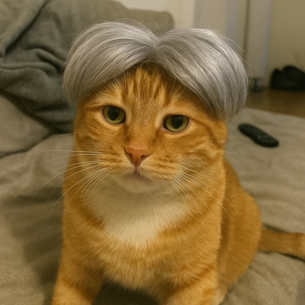 Auntie Style Funny Pet Wig - Image 3