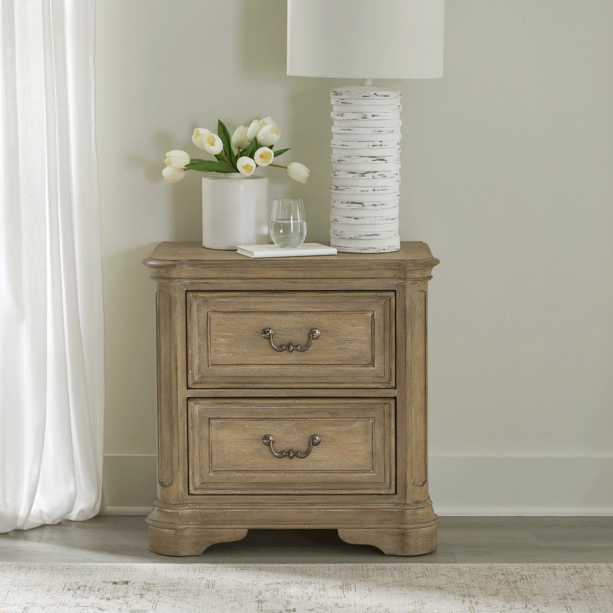 Magnolia Manor - 2 Drawer Night Stand - Image 2