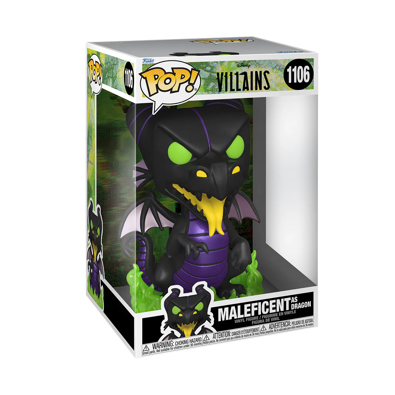 Funko Pop! Jumbo Disney: Villains - Maleficent Dragon #1106 10-Inch - Image 2