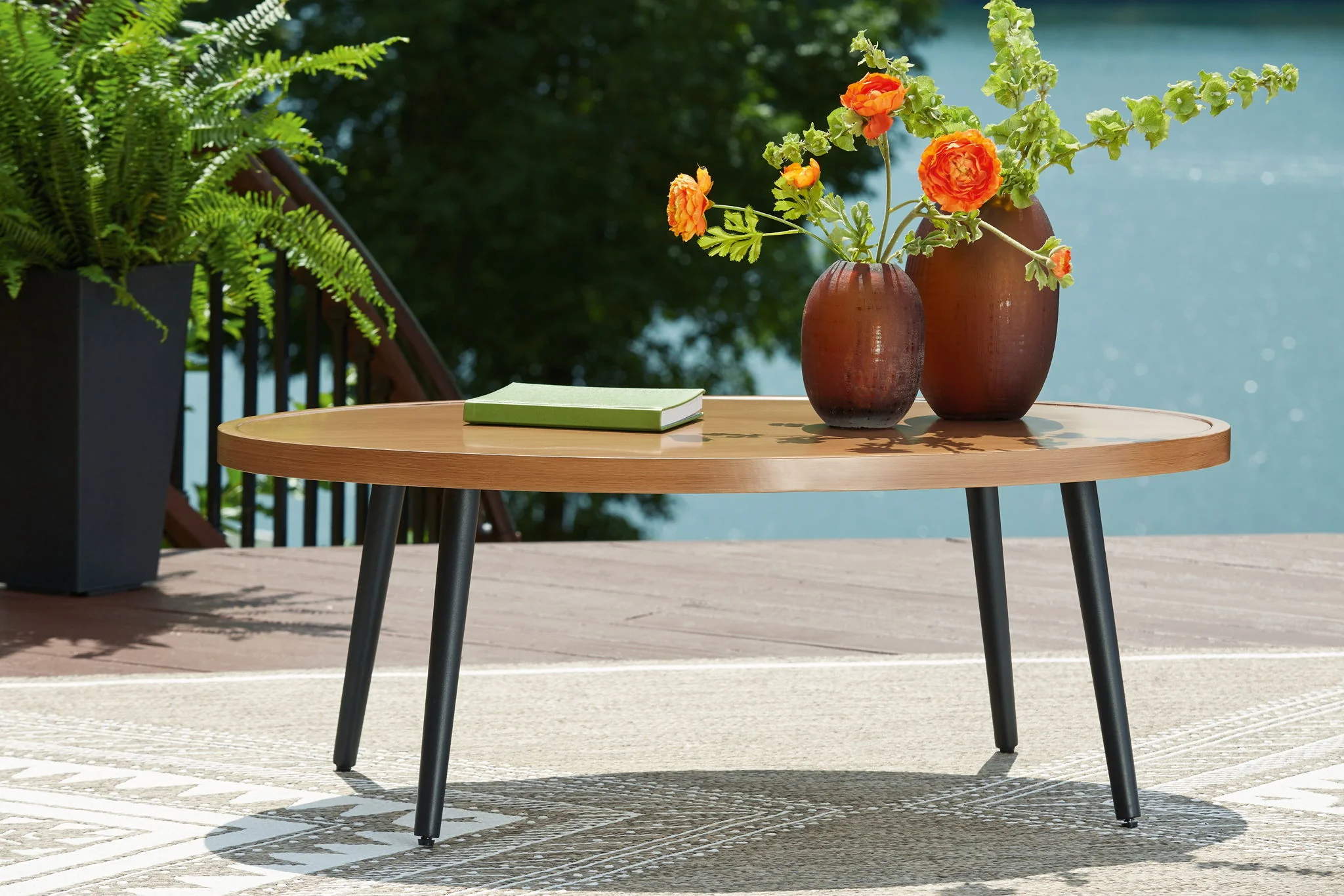Horizon Hall - Cocktail Table - Two-tone Brown - Image 3
