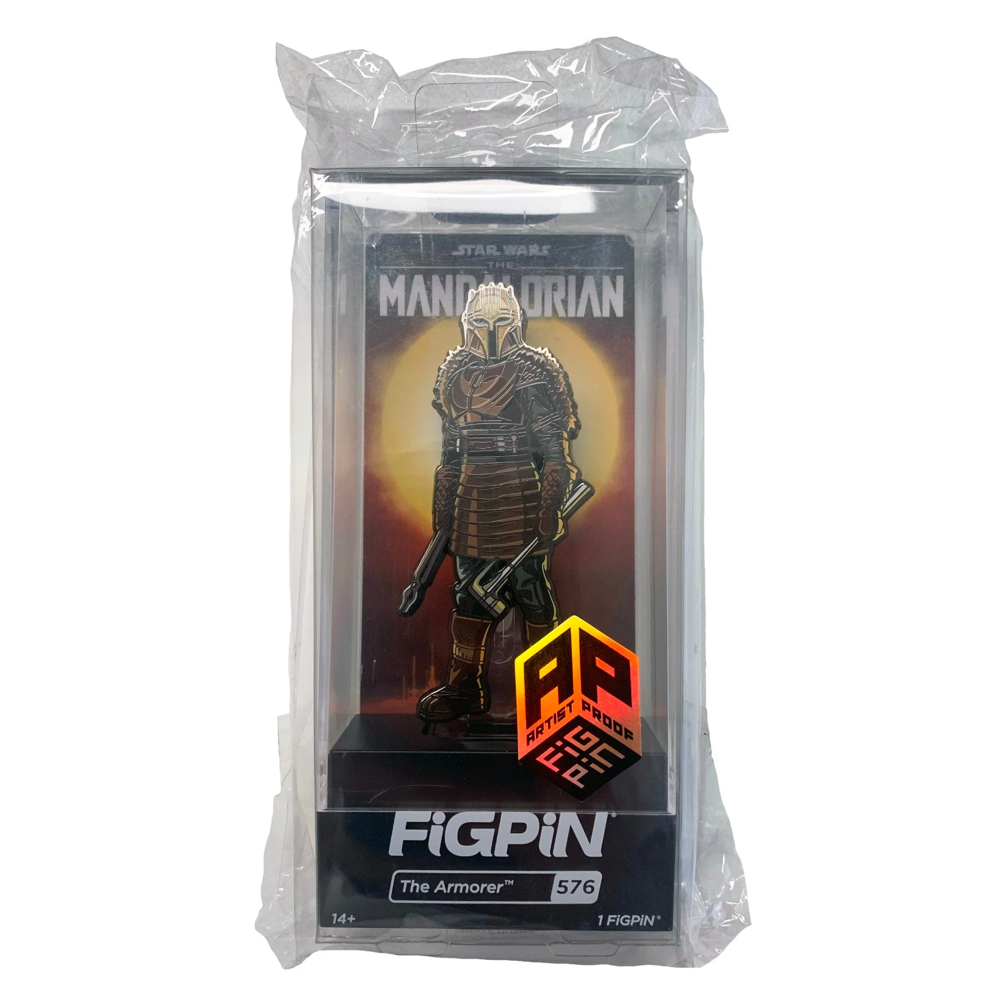 FiGPiN AP Artist Proof Star Wars The Mandalorian The Armorer 576 Collectible Enamel Pin - Image 2