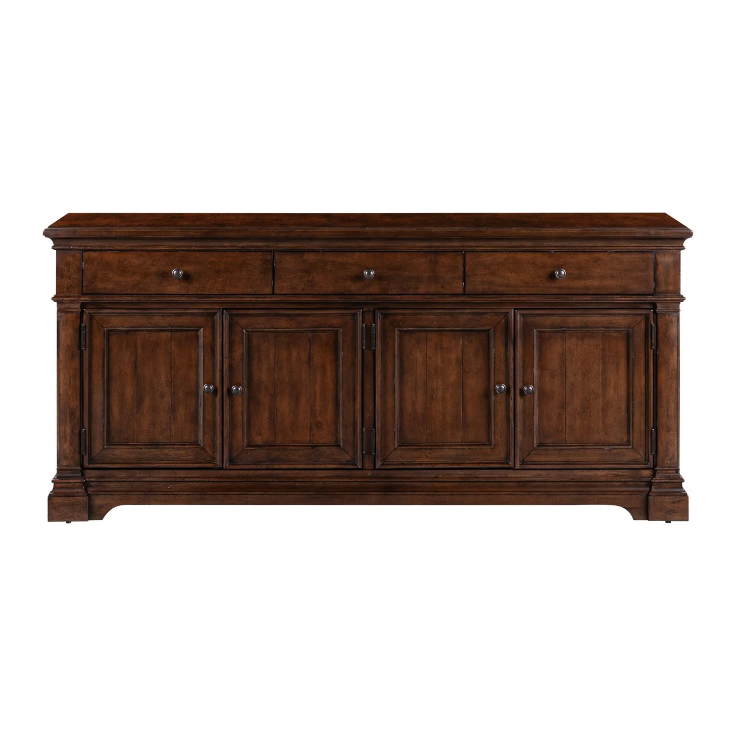Arden Road - 74" TV Console - Cherry - Image 3