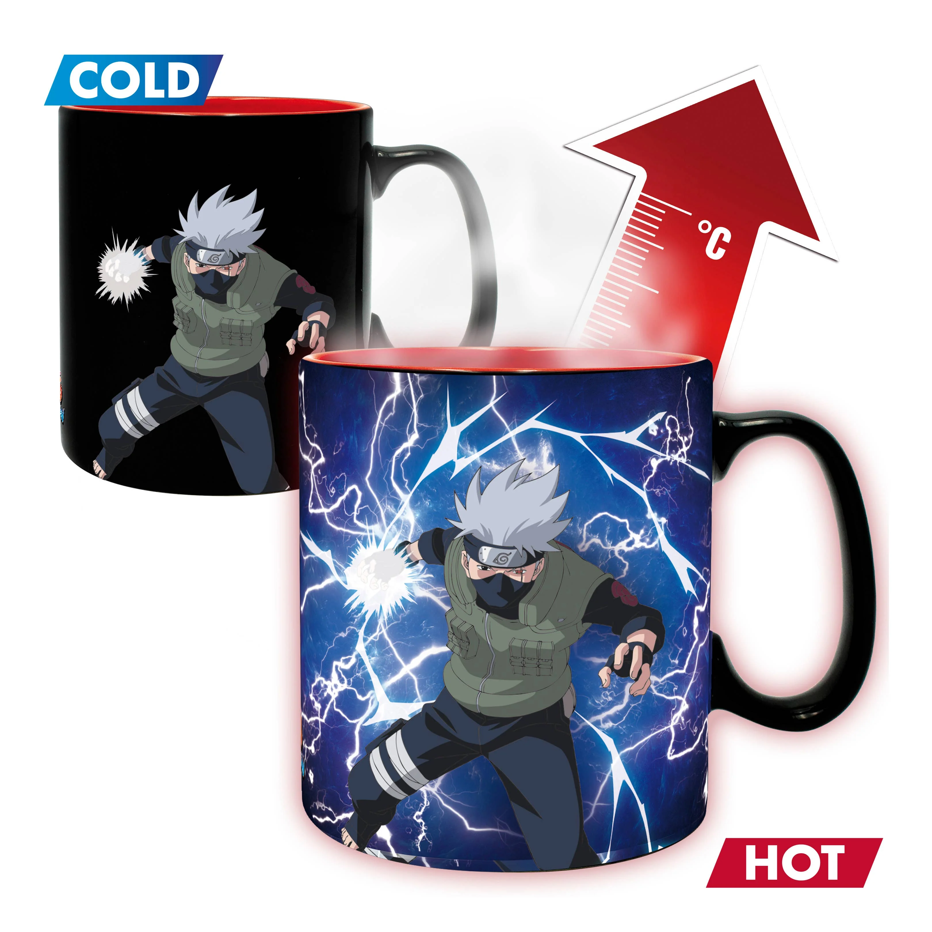 Naruto Shippuden Sharingan Heat Change Ceramic Mug 16Oz & Coaster Set - Image 2