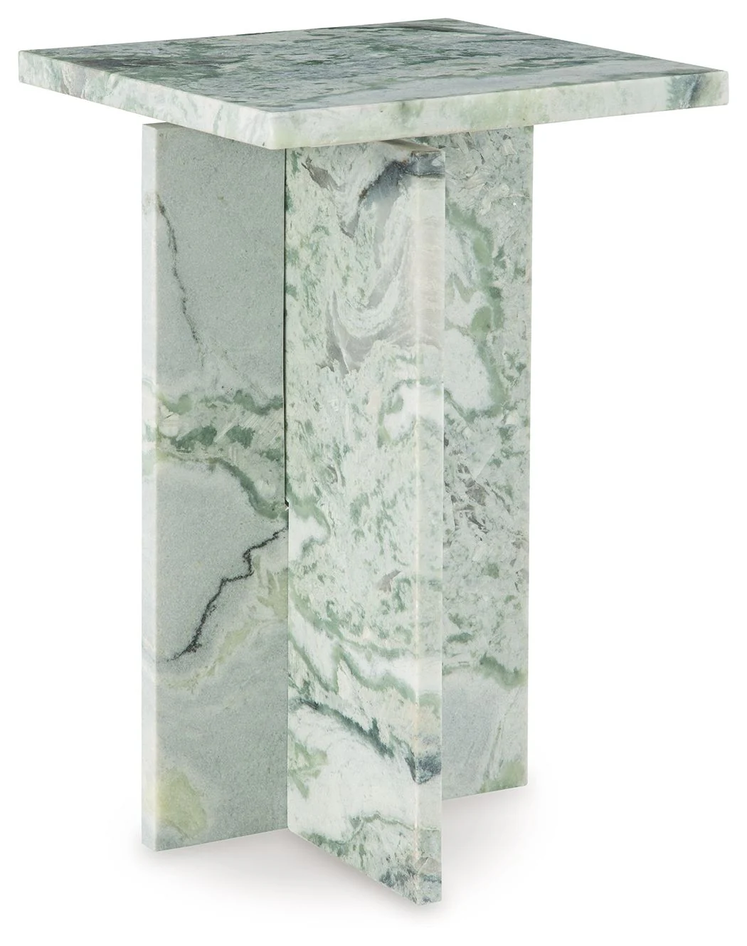 Deaconwell – Accent Table – White / Green