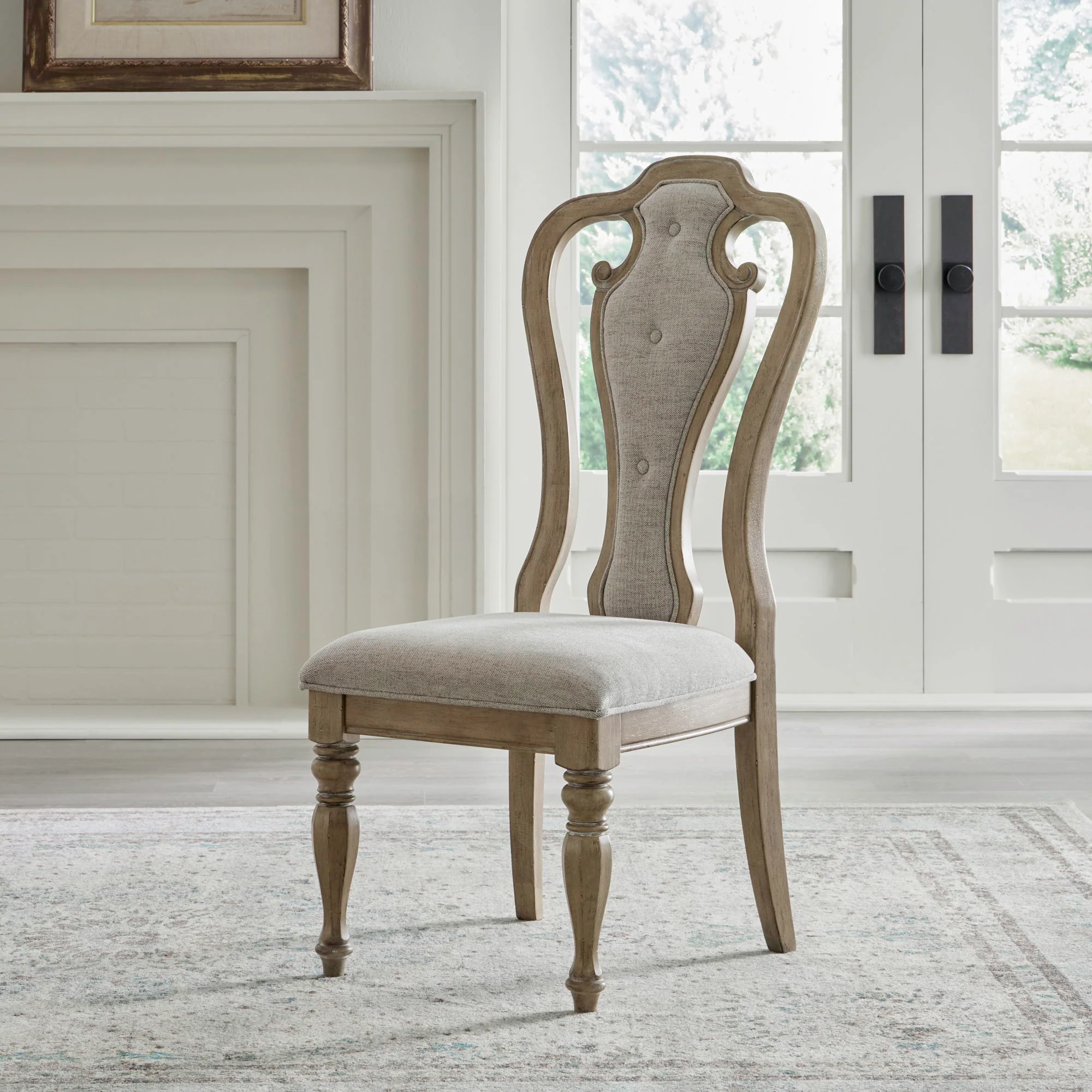 Magnolia Manor - Splat Back Upholstered Chair - Image 3