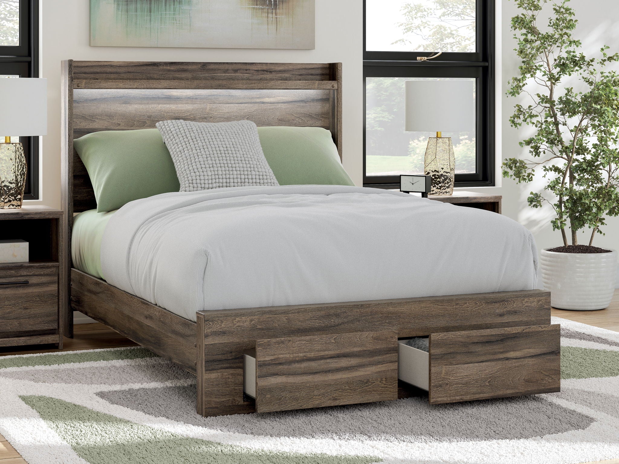 Elbrim - Panel Storage Bed - Image 3