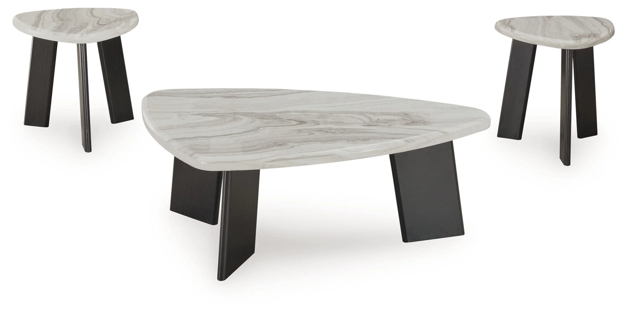 Lilyberg - Occasional Table Set (Set of 3) - Gray / Black - Image 1