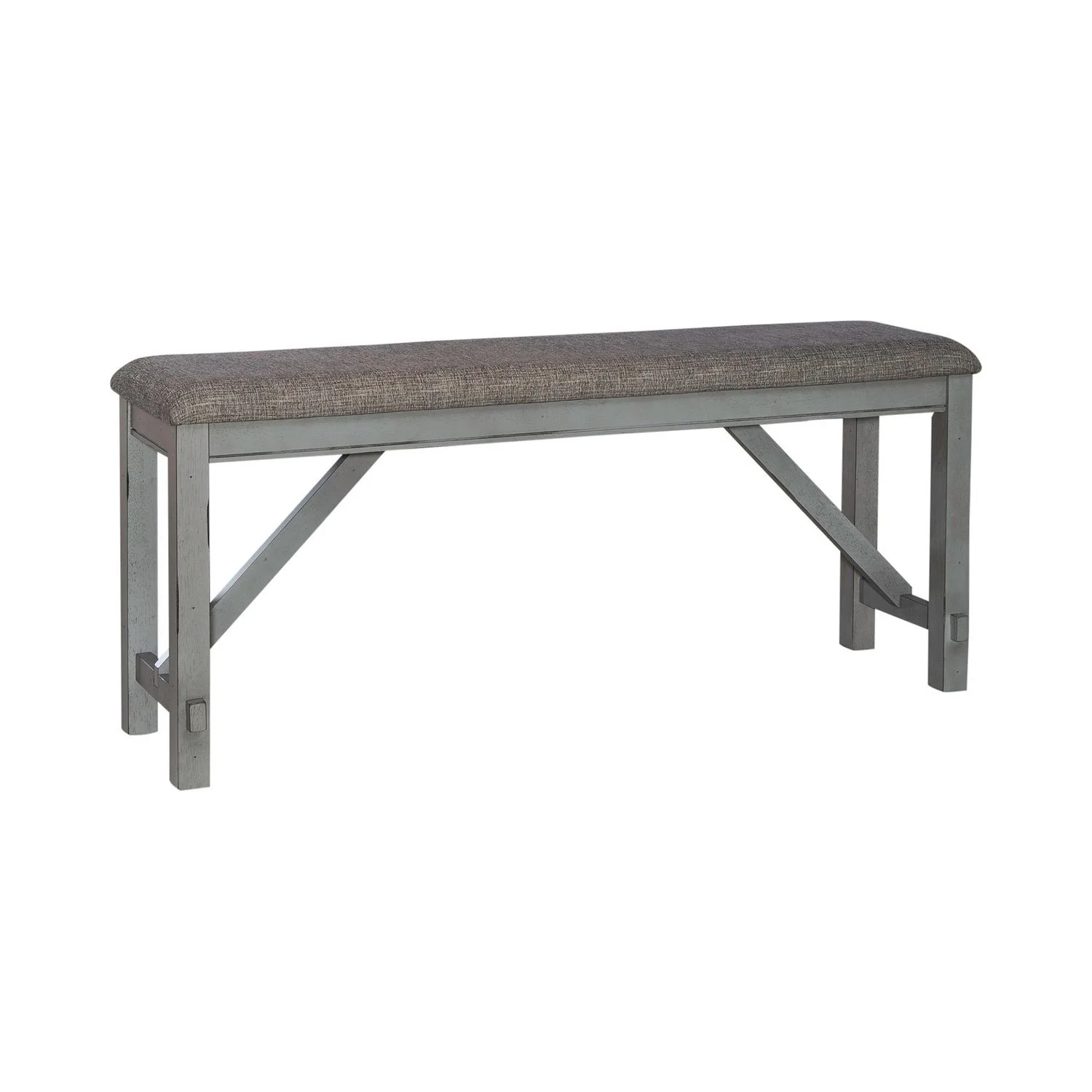 Newport - Counter Height Dining Bench - Smokey Gray / Carbon Gray - Image 2