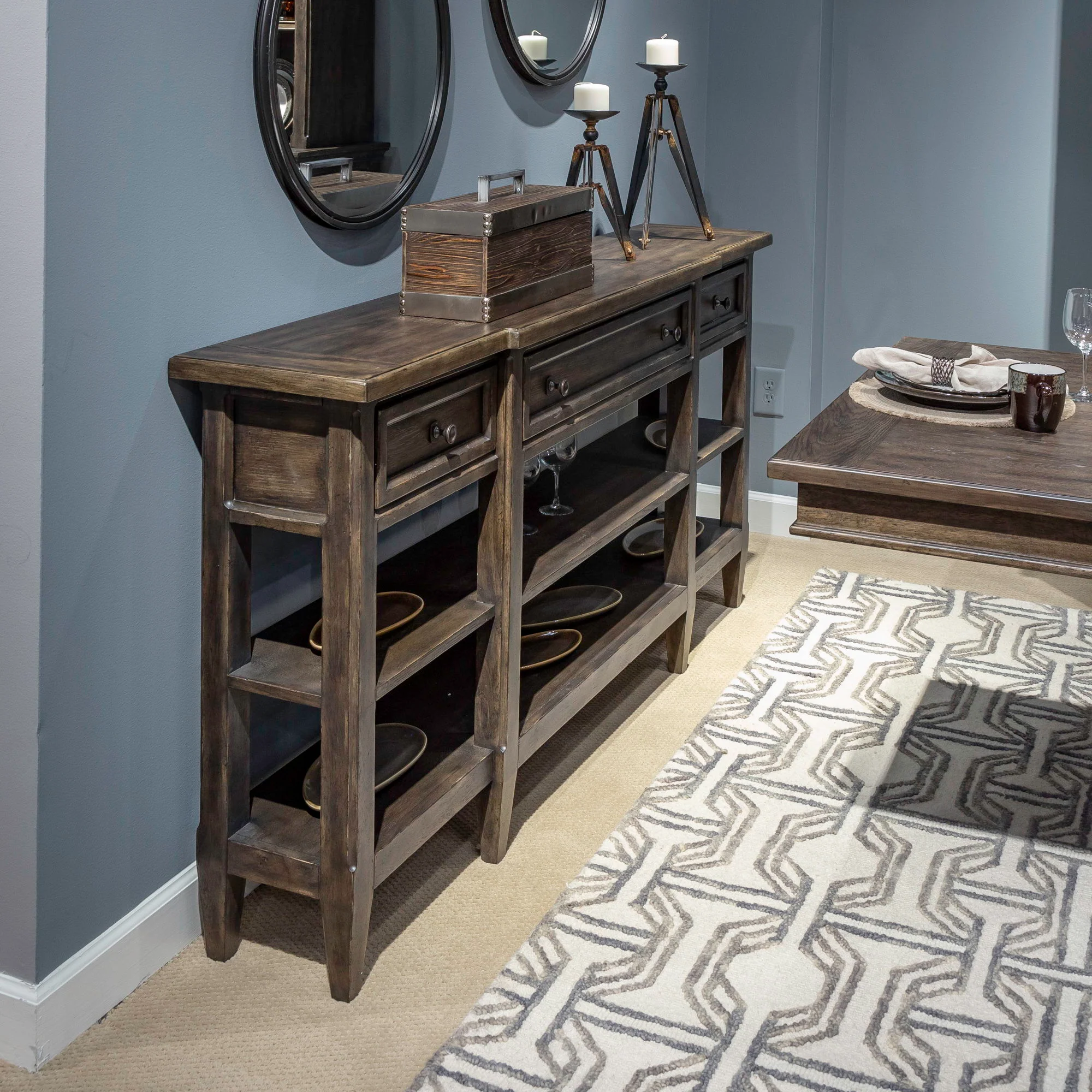 Paradise Valley - Hall Console Table - Saddle Brown - Image 1