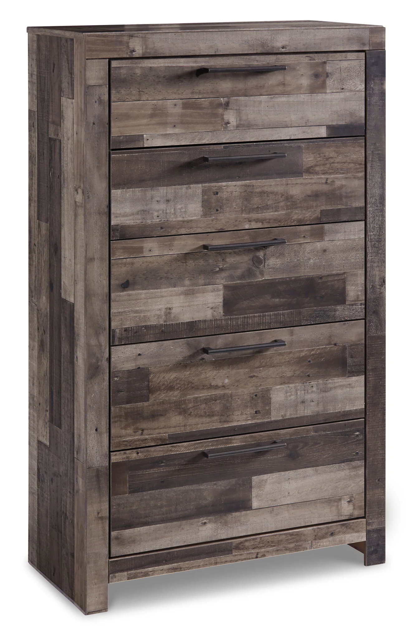 Derekson - Five Drawer Chest - Multi Gray - Image 1