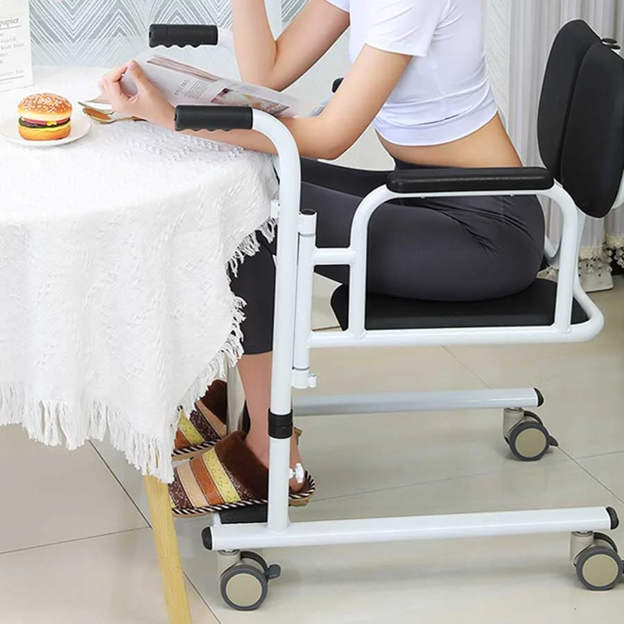 Foot Pedal Lift Hydraulic Adjustable Patient Transfer Chair - Image 2