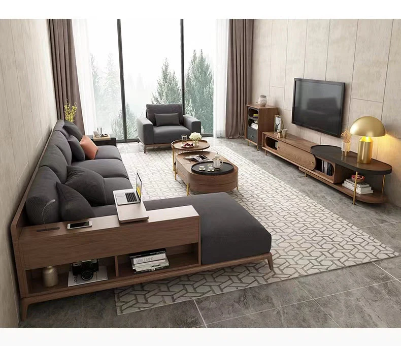 Elegant Multifunctional Lifting Storage Space Saver Coffee Table - Image 2