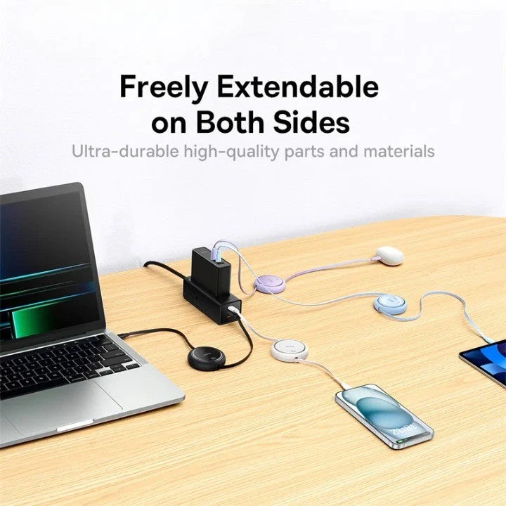Retractable Compact Ultra Fast Charging Cable - Image 3