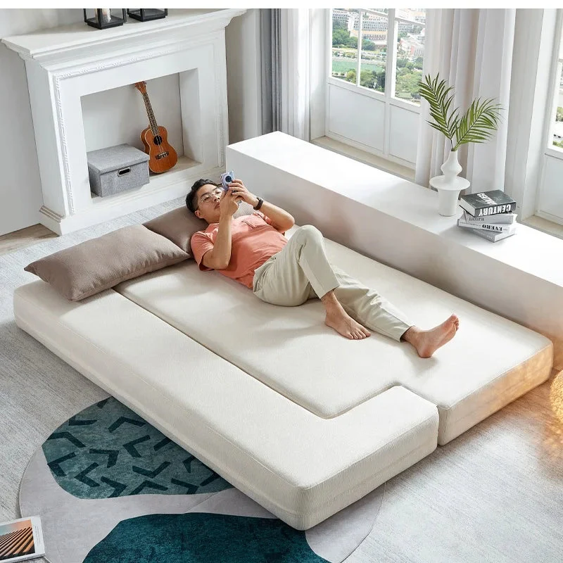 Modular Sectional Home Three-Seater Convertible Sofa Bed - Image 2