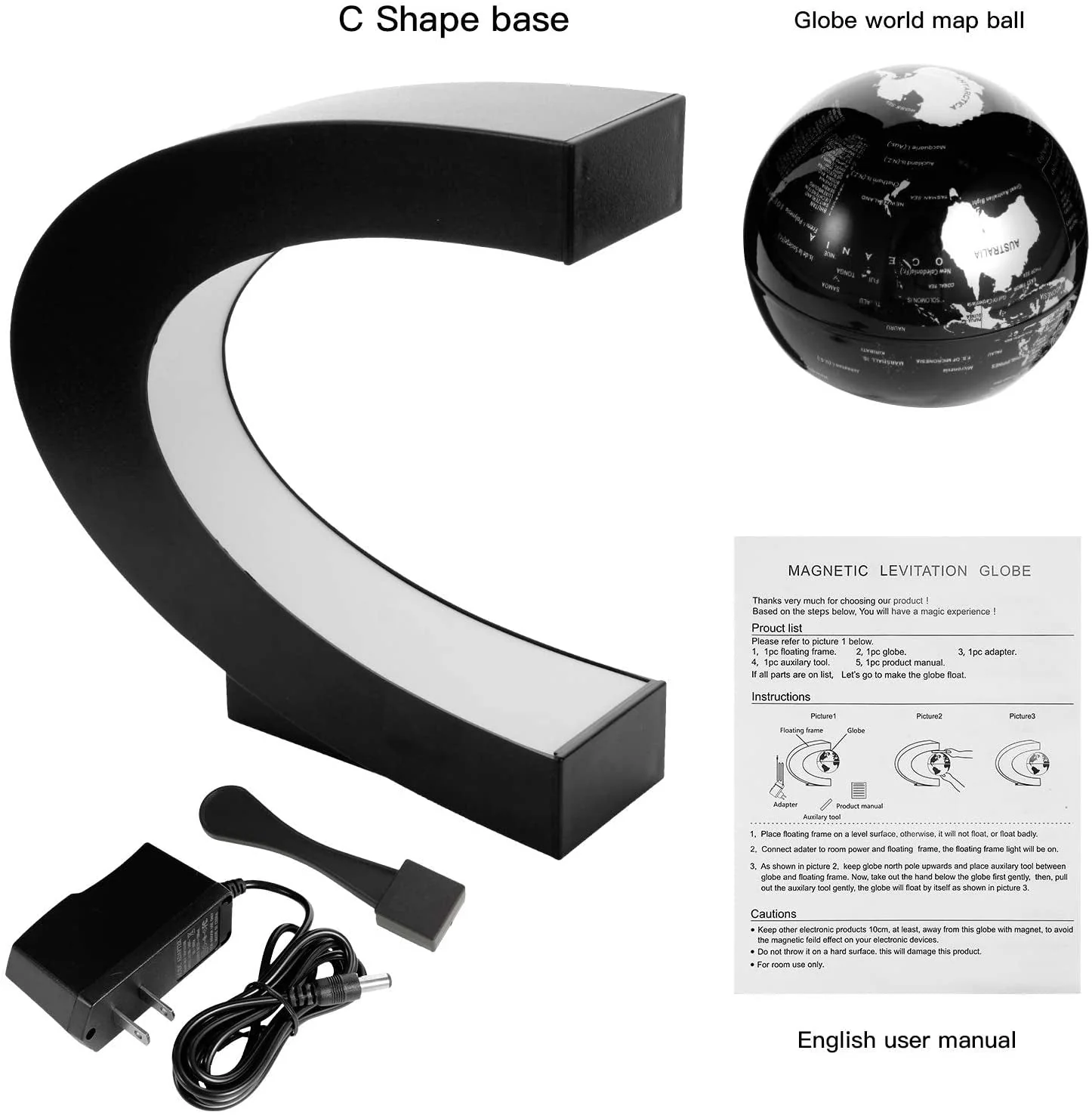 Floating Antigravity Globe LED Lamp - Image 2