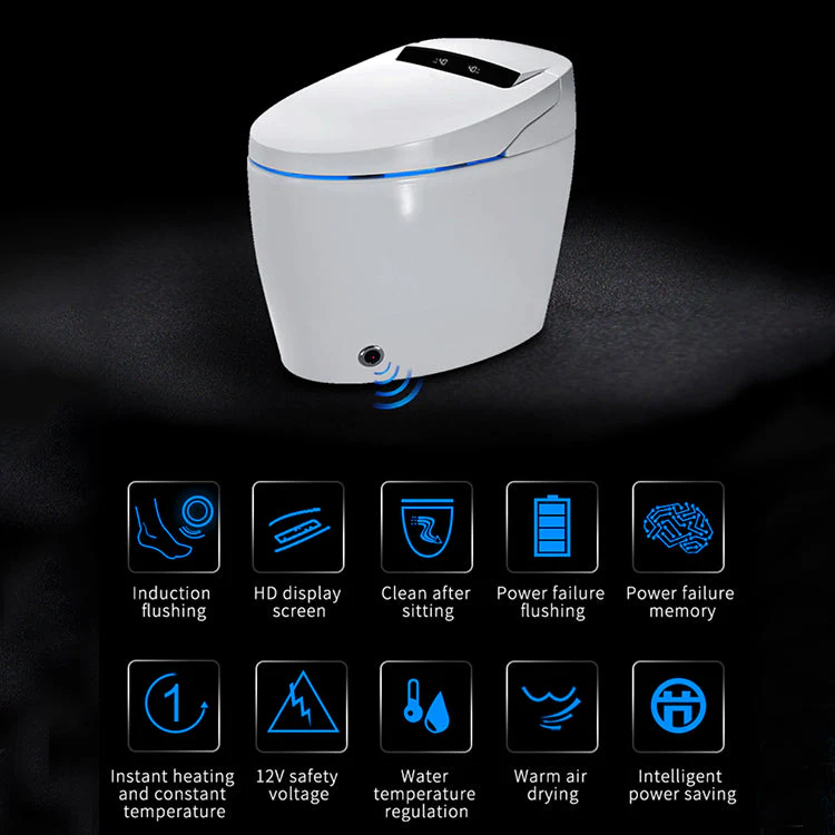 Elegant Smart Futuristic Self-Cleaning Toilet - Image 2
