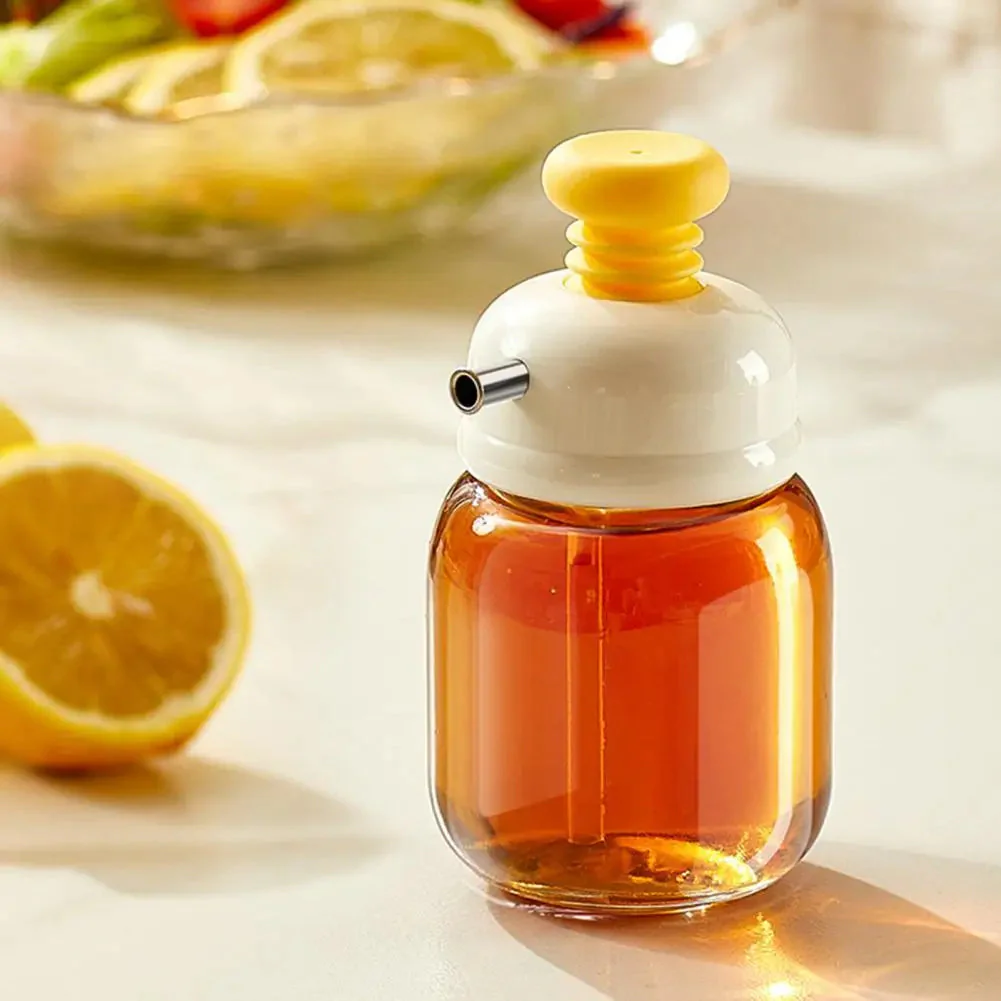Press Easy Glass Oil Sauce Dispenser Bottle