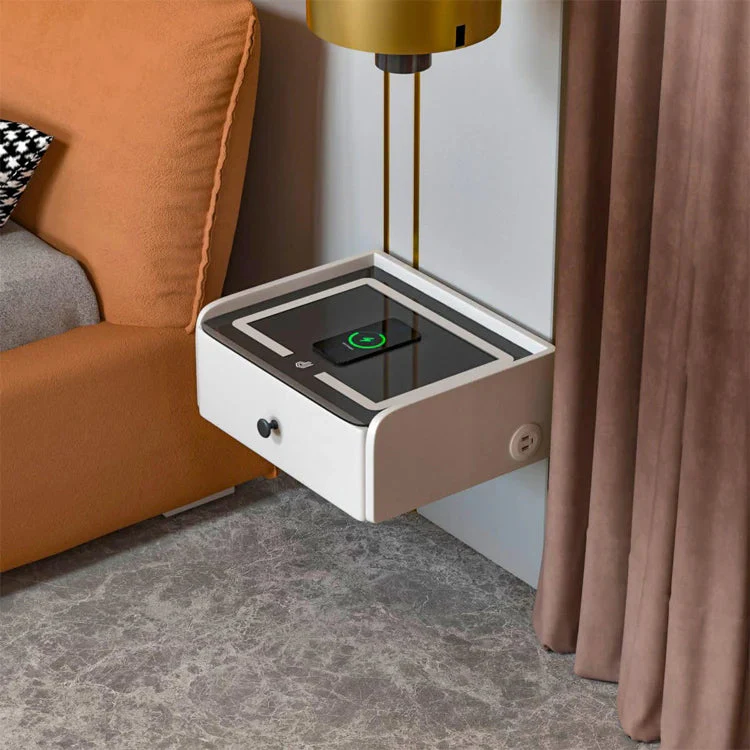 Power Multimedia Hub Wireless Charging Smart Side Table - Image 3