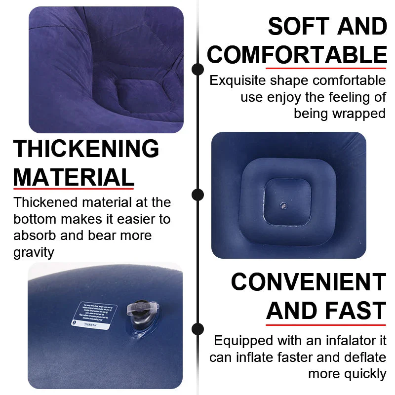 Inflatable Relaxing Bean Bag for Adult and Kids - Image 3