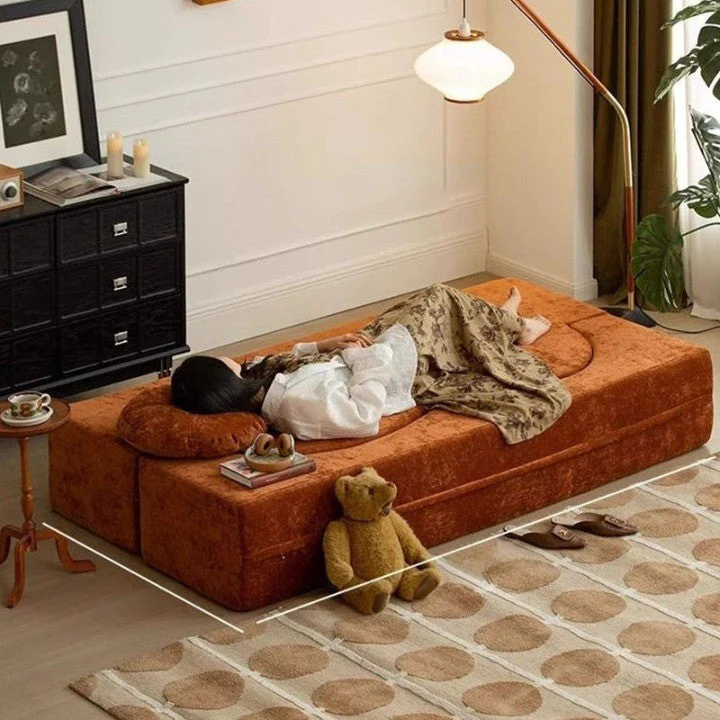 Dual-Mode Foldable Minimalist Sofa Bed - Image 3